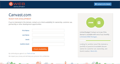 Desktop Screenshot of canvast.com